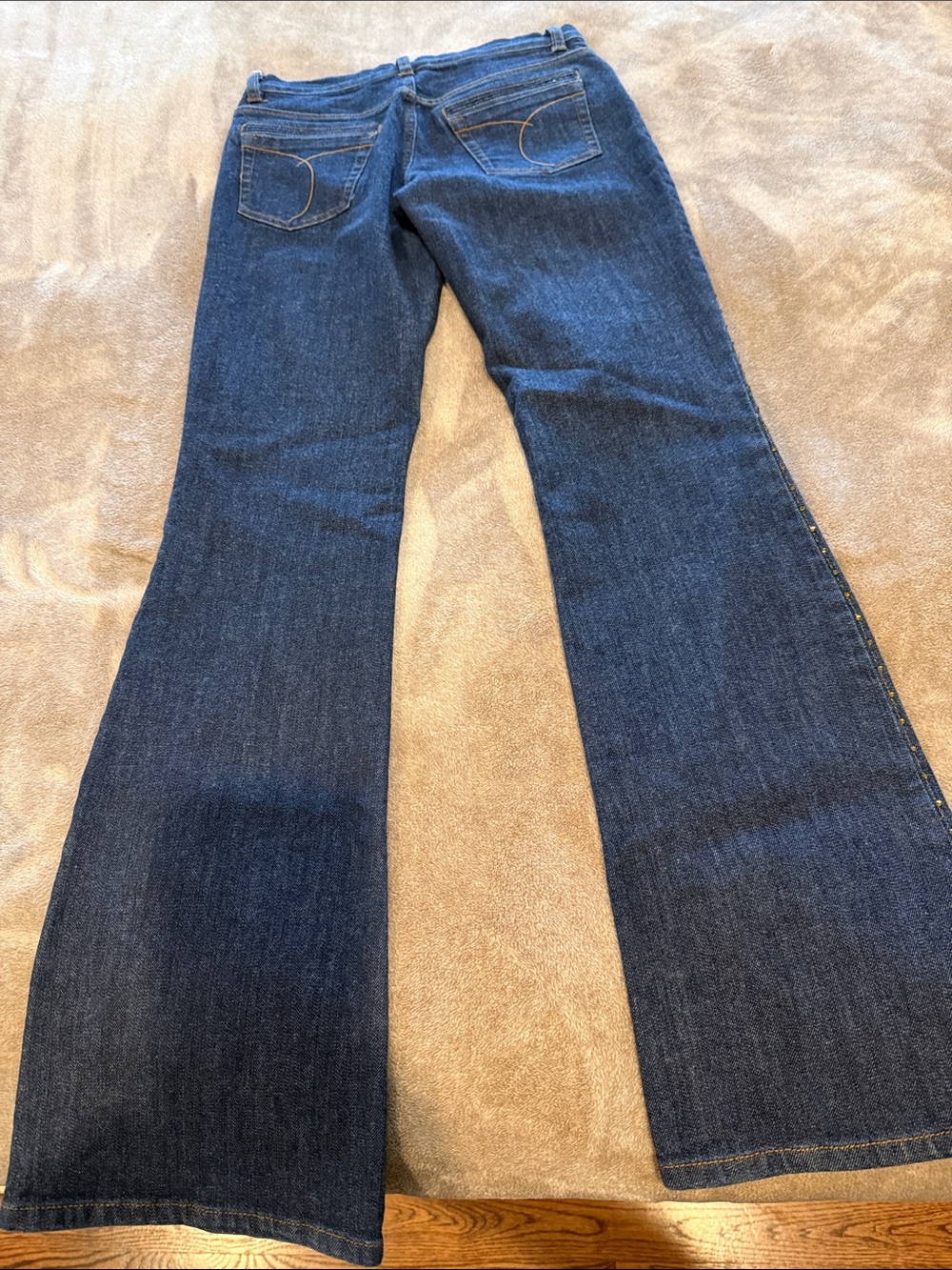 Cache Women's Dark Indigo Flare Jeans
